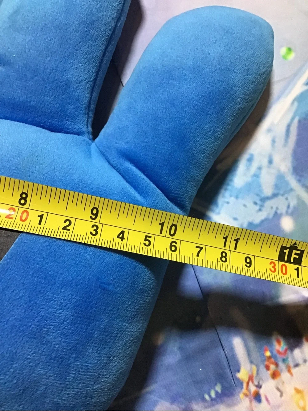 Disney parks Mickey Mouse plush hands blue & green